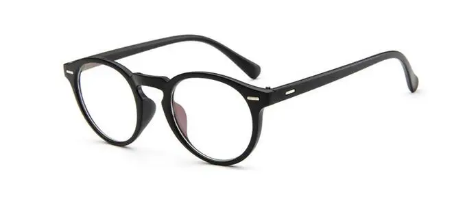 Роскошные брендовые дизайнерские ретро прозрачные очки для мужчин и женщин, круглые оправы для очков для мужчин s оптические линзы, простые очки - Цвет оправы: NO 2