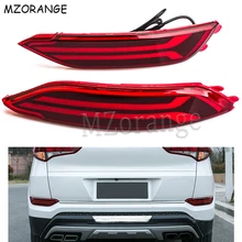 Rear Bumper Brake Light For Hyundai Tucson 2015 2016 LED Rear Fog Lamp Flowing Signal Reflector 12V Car-styling Tail Stop Light Rear Bumper Brake Light For Hyundai Tucson 2015 2016 LED Rear Fog Lamp Flowing Signal Reflector 12V Car-styling Tail Stop Light