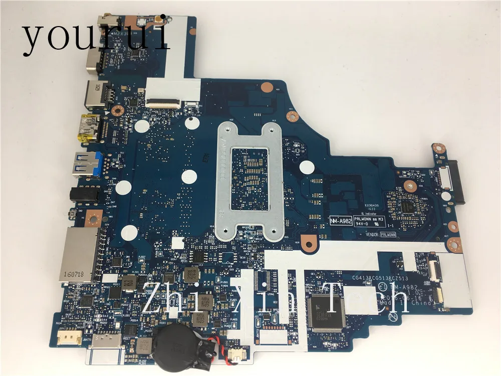  yourui CG413&CG513 CZ513 NM-A982 For Lenovo Ideapad 310-15IKB Laptop Mainboard With i5-7200u 4GB Me