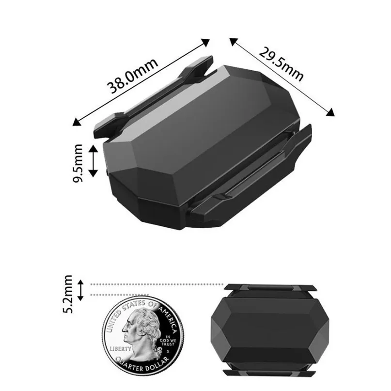 Cycling ANT+ Bluetooth Wireless Speed Cadence Sensor For Garmin Bryton Bike GPS #2s19#F (5)