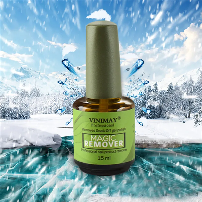 

VINIMAY 2 Minutes Burst Nail Polish Gel Magic Remover Nail Polish Remover Soak off Nail Polish Degreaser Nail Art Primer Lacquer