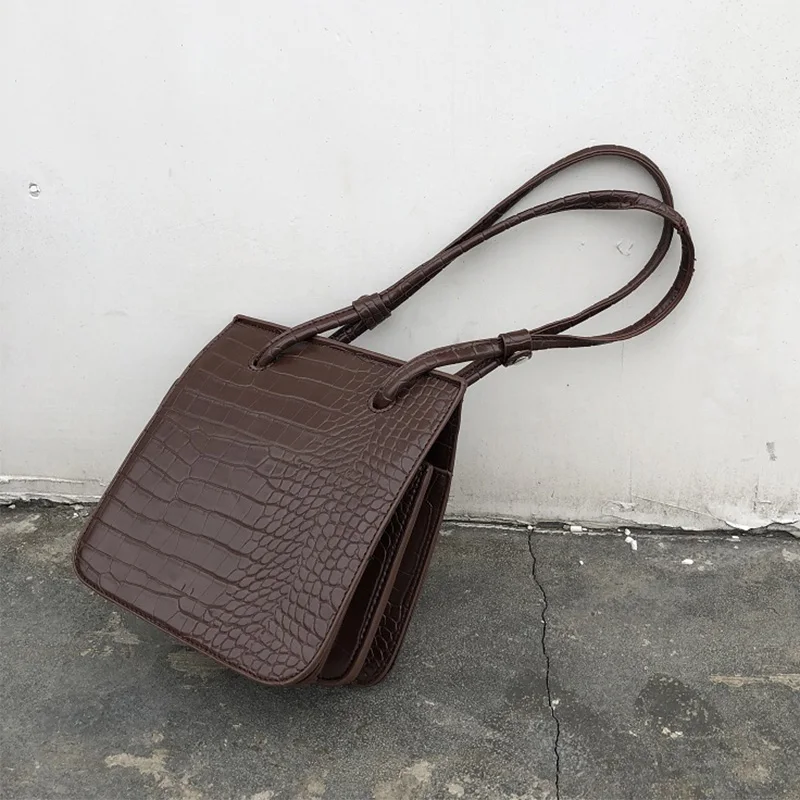 

Retro Crossbody Messenger Bag Lady Purses Bag Handbags Vintage Crocodile Pu Leather Women Shoulder Bags Sac Main Femme Torebka