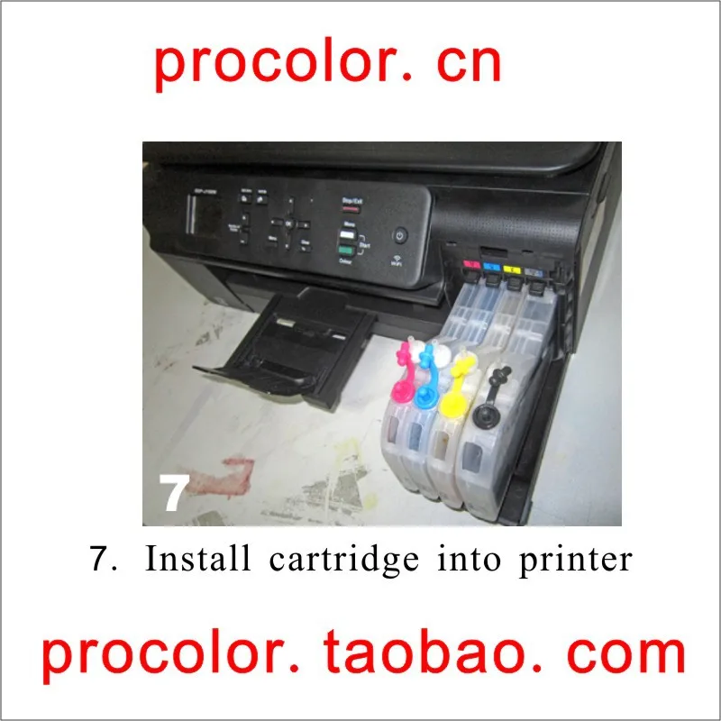 Длинный картридж для телефона PROCOLOR LC121 LC123|inkjet cartridge|refillable inkjet cartridgesrefillable cartridges |