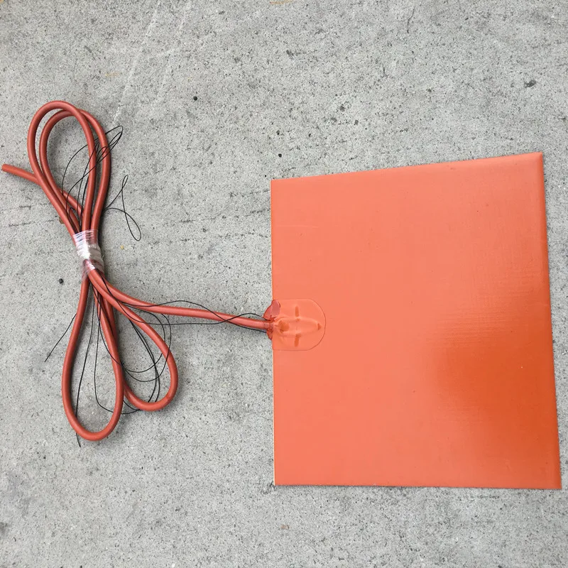220x220MM 12V 250W w/PSA NTC 100K Thermistor Silicone Flexible Heating Pad For 3D Printer | Дом и сад