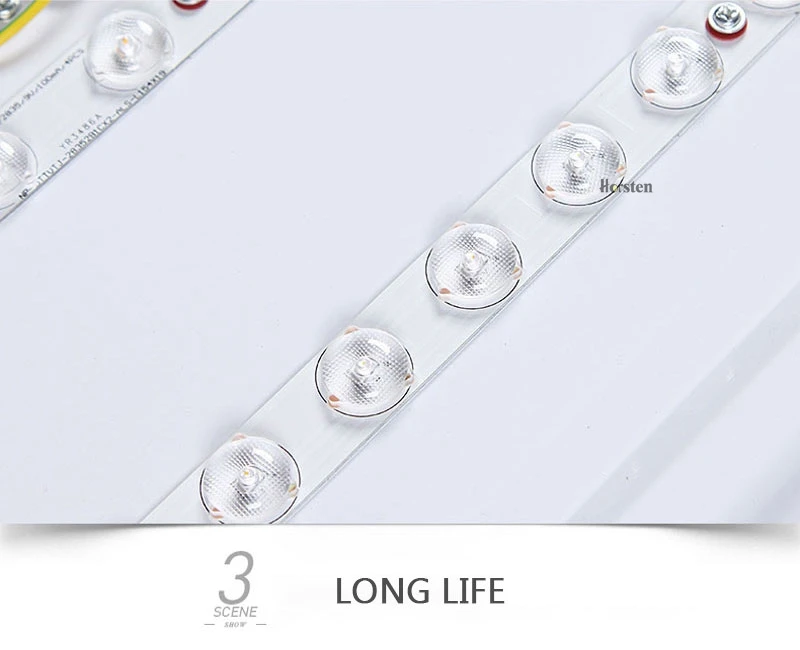 Modern Simple Acrylic LED Ceiling Lights Minimalist Rectangular Ceiling Lamp With Romote Control For Living Room Bedroom 220V (14)