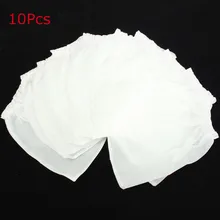 10Pcs White Non-woven Replacement Bags For Nail Art Dust Suction Collector High Quality Nails Arts Salon Tools New