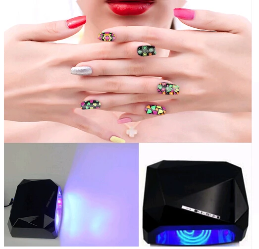

Professional Summer 36W Nail Dryer Diamond Shaped UV LED Nail Lamp for UV Gel Nails Polish Nail Art Tools