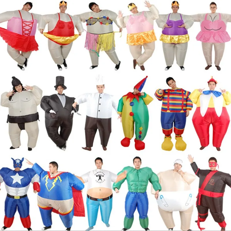 Funny Inflatable Costumes for adults Holiday Carnival Costume Women