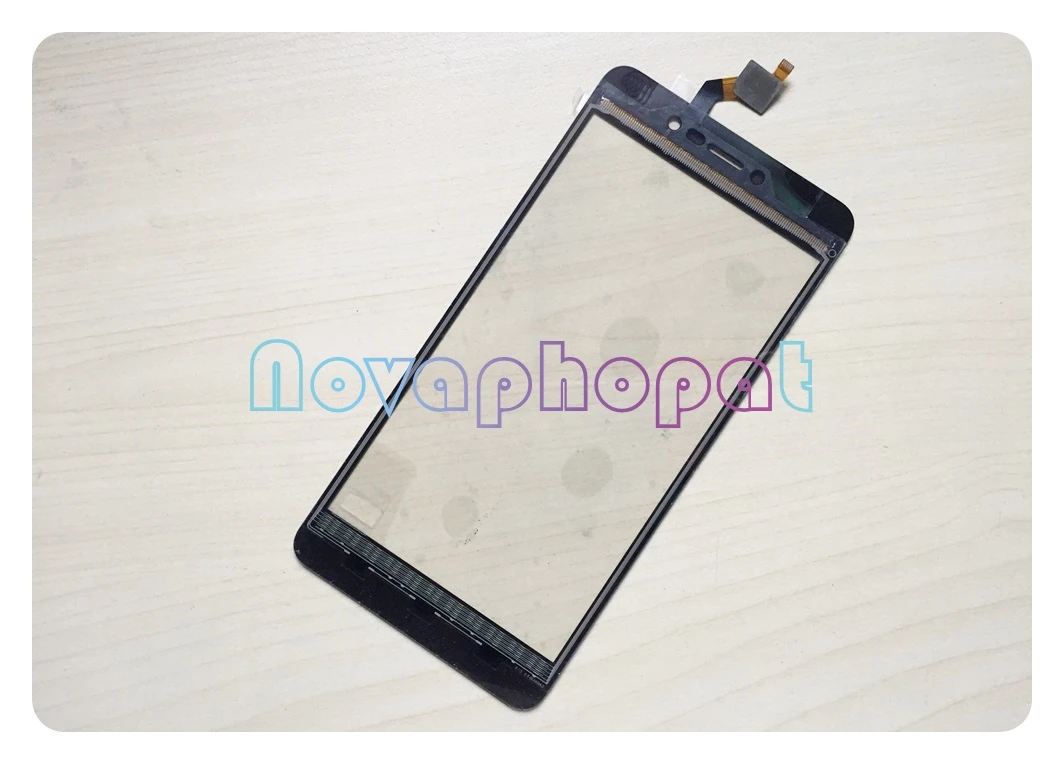 Novaphopat 5 дюймов черный/сенсорный экран в золотом цвете для Wiko lenny 4 plus сенсорный