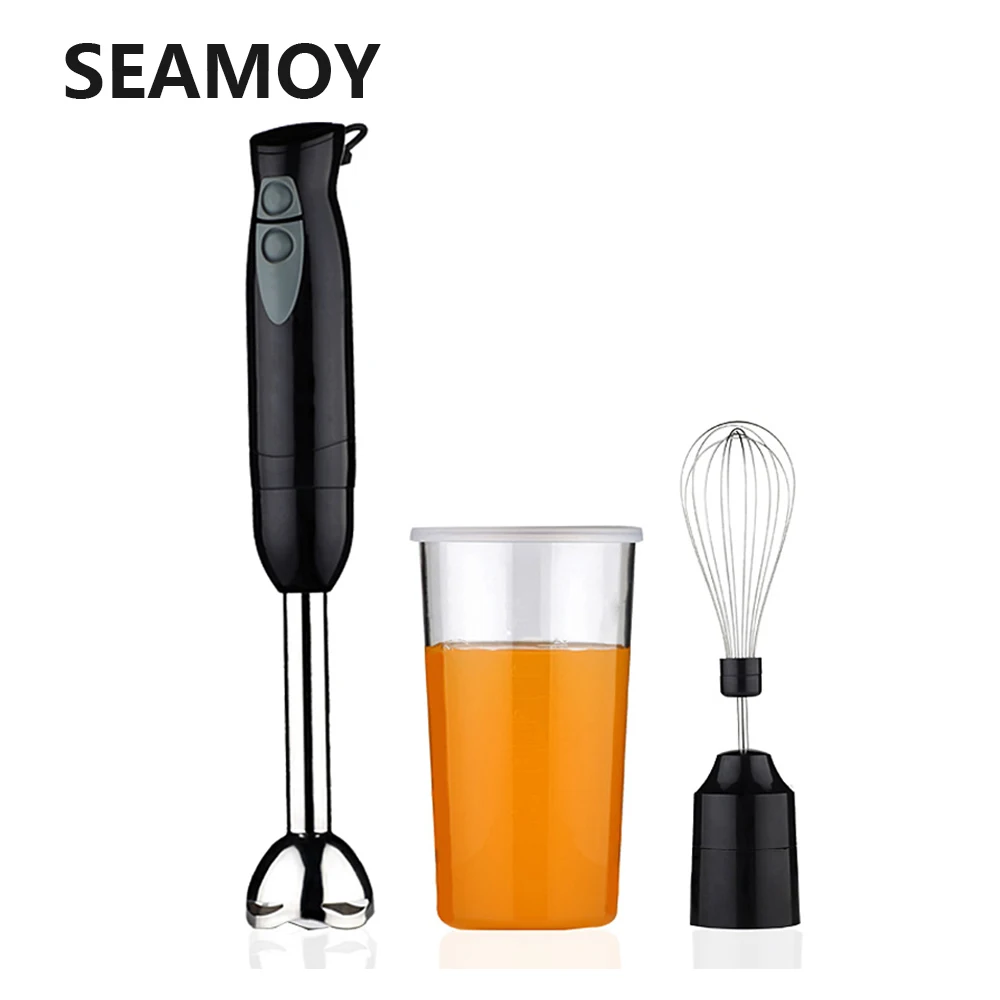 Ручной блендер Seamoy 3 в 1 Портативный Погружной для кухни Кухонный комбайн ручка с