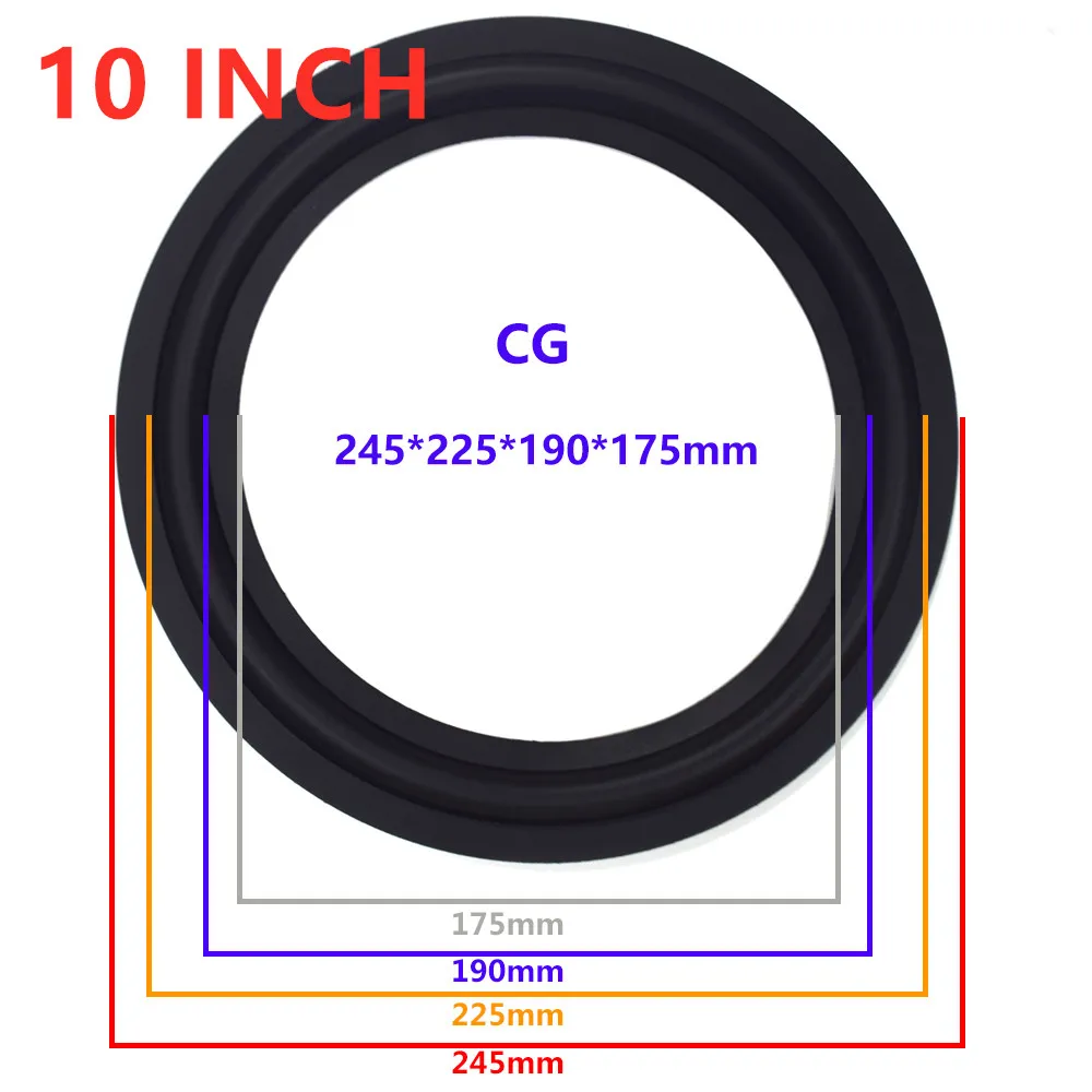 2 шт. аудио активный Динамик s 2/5/6,5/8/9/10/12 дюймов Динамик резиновый уплотнитель края пены губки запчасти для ремонта динамика аксессуары
