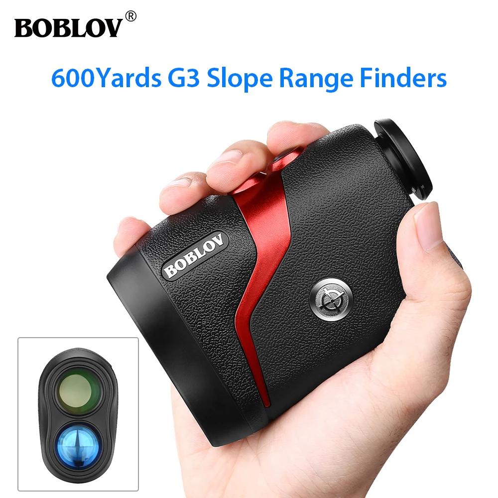 

BOBLOV Golf Telescope Rangefinder 600m Distance Meter 6X Monocular Golf hunting Range Finder Speed Tester