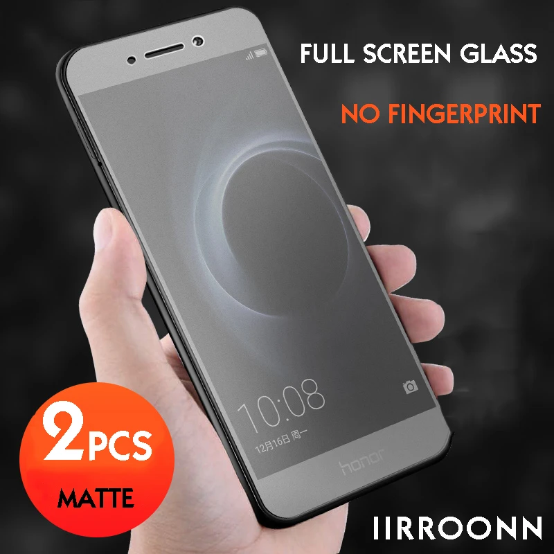 Матовое закаленное стекло 2 шт./лот для Huawei Honor 8 lite протектор экрана 6D матовая