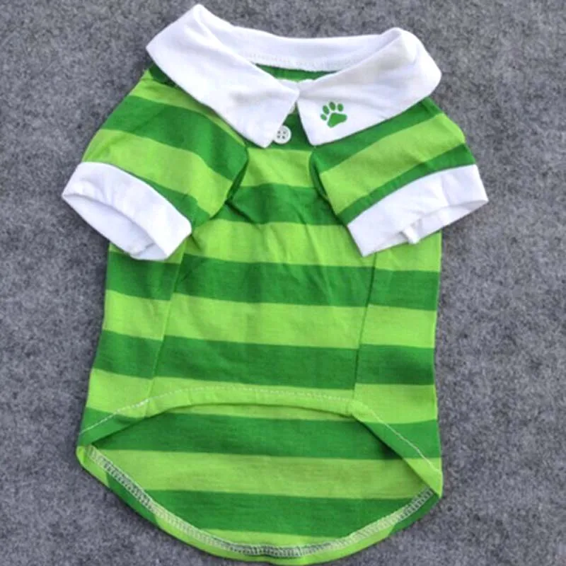 2017 New Arrival Puppy Pet Dog Clothes Fashion Striped Roupas Para Cachorros Small Dogs Vest T