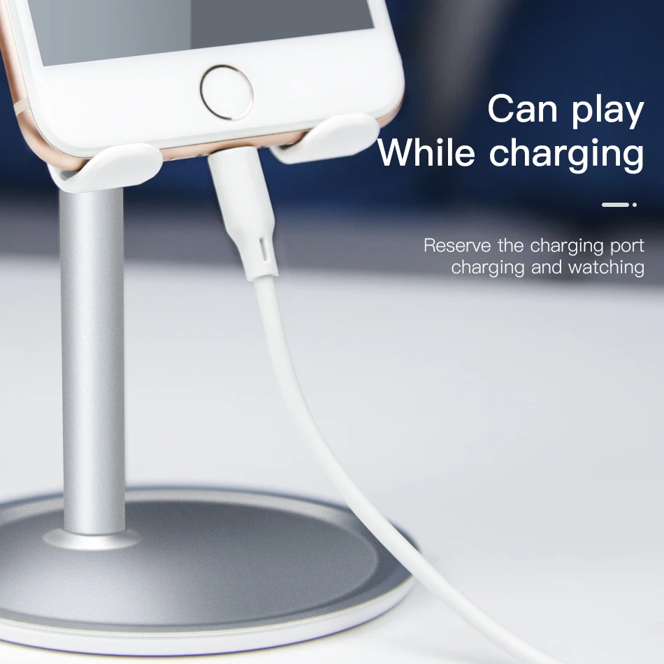 !ACCEZZ Flexible Phone Holder Metal For Iphone X XS Xiaomi Redmi Note 7 Samsung Desk Stand Tablet For ipad mini Support Bracket (5)