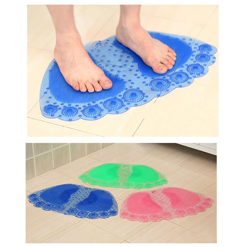 Big Feet Bath Toilet Mat Area Rugs Carpet Doormat Floor Absorbent PVC Mats Bathroom Foot Pad Rug 55*34CM | Дом и сад