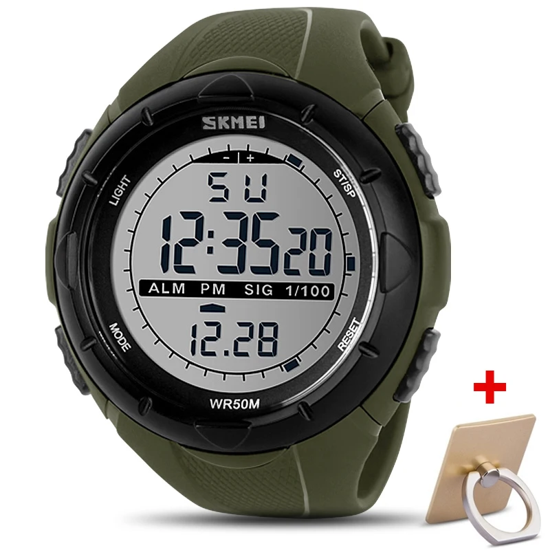 

SKMEI Brand New Men LED Digital Military Watch 50M Waterproof Sports Watches Men Fashion Outdoor Wristwatches Relogio Masculino