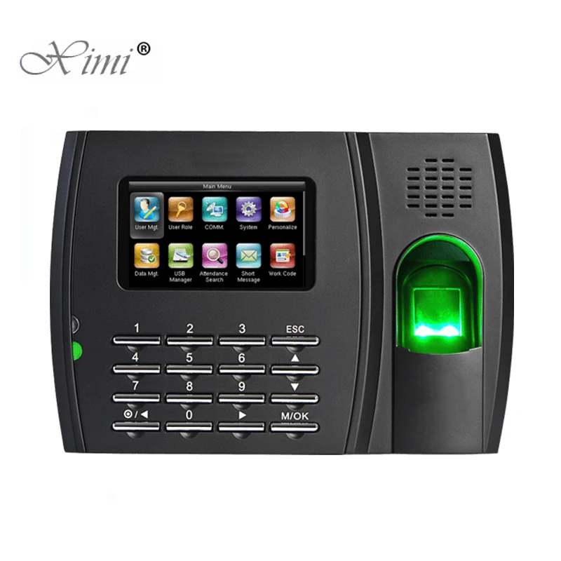 

High Speed Linux System TCP/IP Fingerprint Employee Attendance Time Recorder ZK U8 Time Attendance With RFID And MF Card Reader