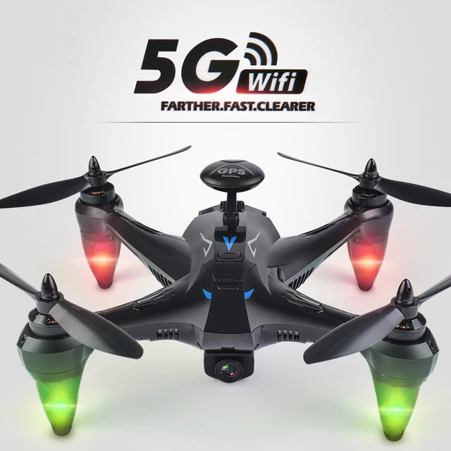 Best Offers Durable Professional Quadcopter Automatic Return Wide Angle 5G WiFi FPV Dual GPS 720P/1080P Camera Drones