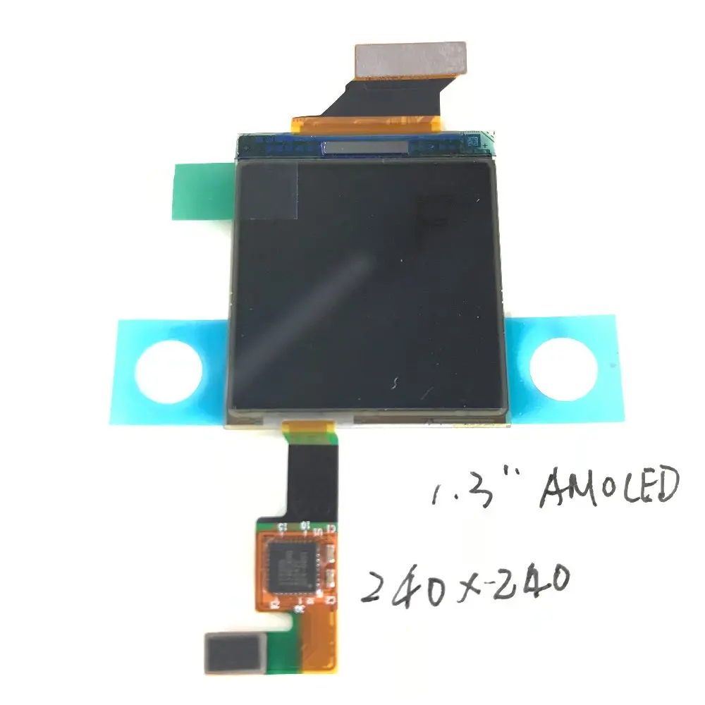 

1.3inch AMOLED OLED with On cell Touch Display module, 240x240, SPI display for smart watch devices H130BLK01