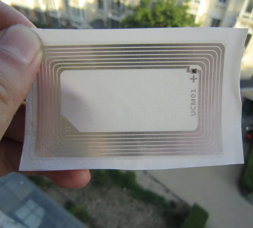 50шт RFID инкрустация 80x50mm ISO14443A протокол MF 1K S50 13,56