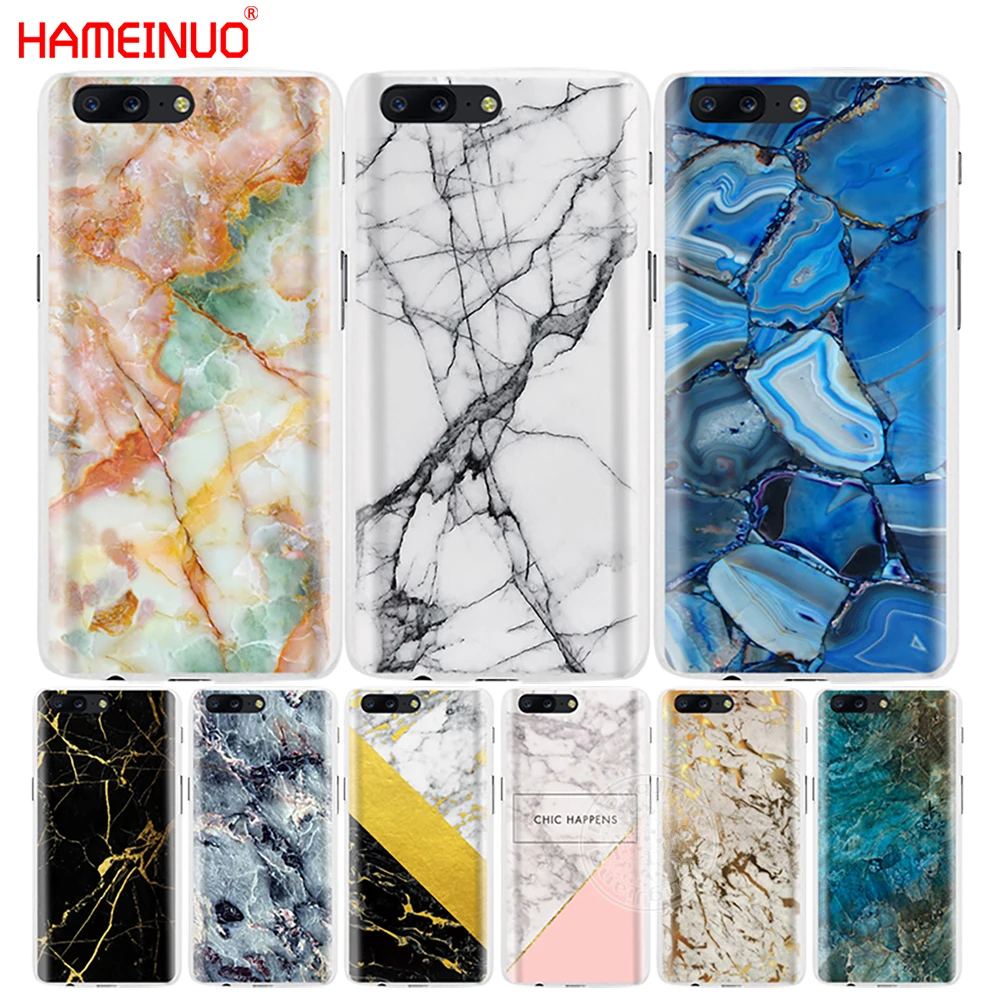 

HAMEINUO marble cover phone case for Oneplus one plus 5T 5 3 3t 2 X A3000 A5000