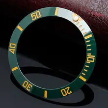 1 шт. Керамическая рамка вставка для Rlx 38 мм черный/синий/зеленый цвет для ремонта часов