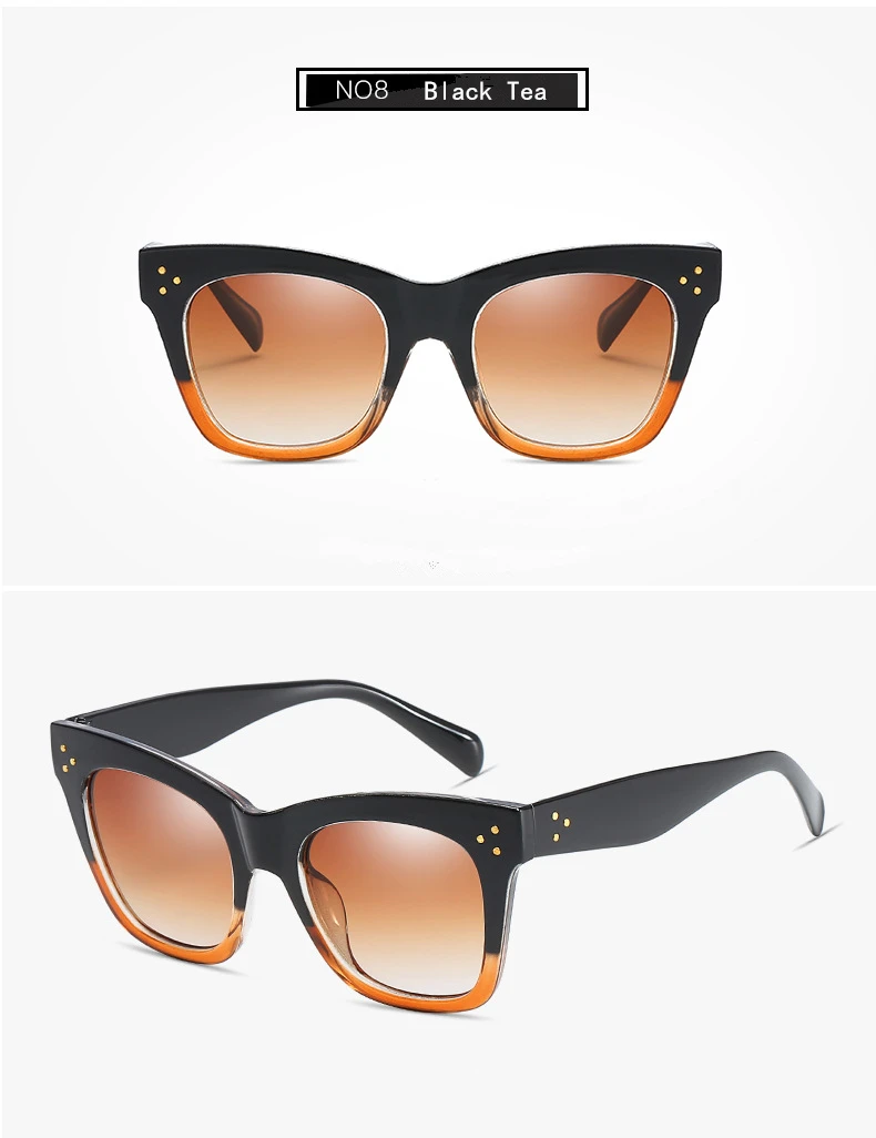 Модные солнцезащитные очки для женщин, Ретро стиль, фирменный дизайн, квадратные роскошные солнцезащитные очки, большая оправа, солнцезащитные очки, UV400