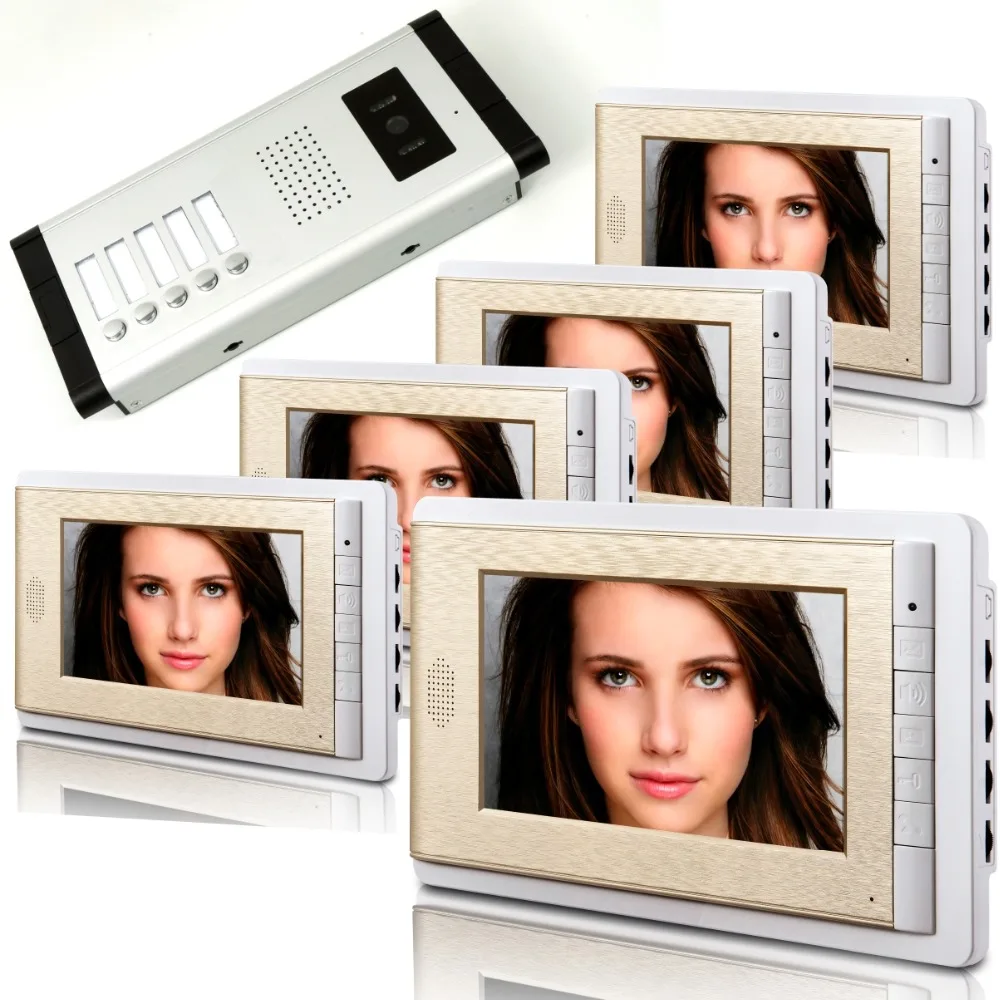 

1V5 7 Inch LCD Display Wired Video Door phone