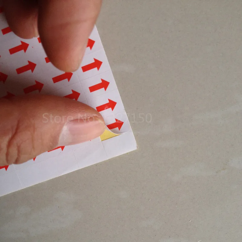 Red Arrow Self Adhesive Sticker Fault Mistake Defectives Marking For Rework Label Stickers | Дом и сад