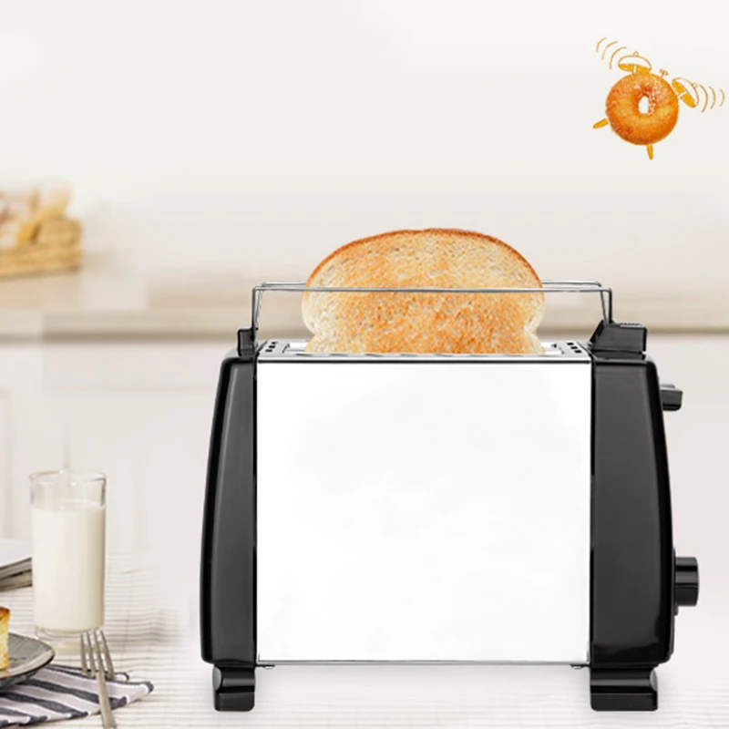 Горячая Распродажа 600 Вт Электрический тостер Электрический гриль Автоматическая сэндвич-Хлебопечь 2 ломтика для завтрака американская вилка