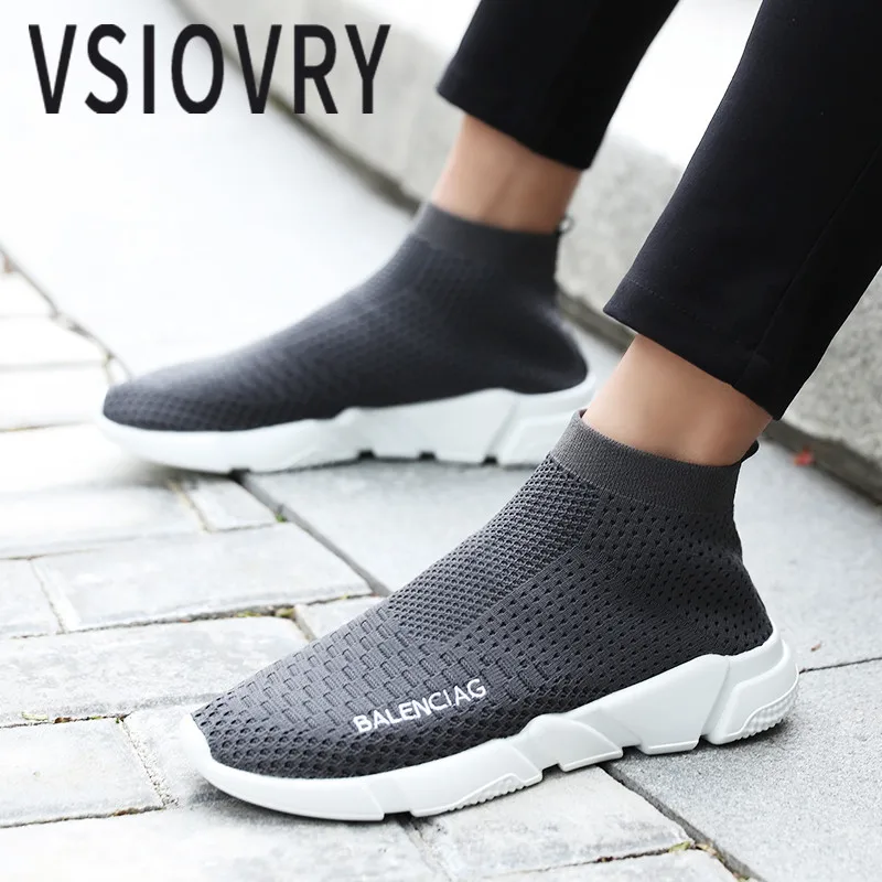 VSIOVRY New Men Socks Sneakers Summer Unisex Flats Casual