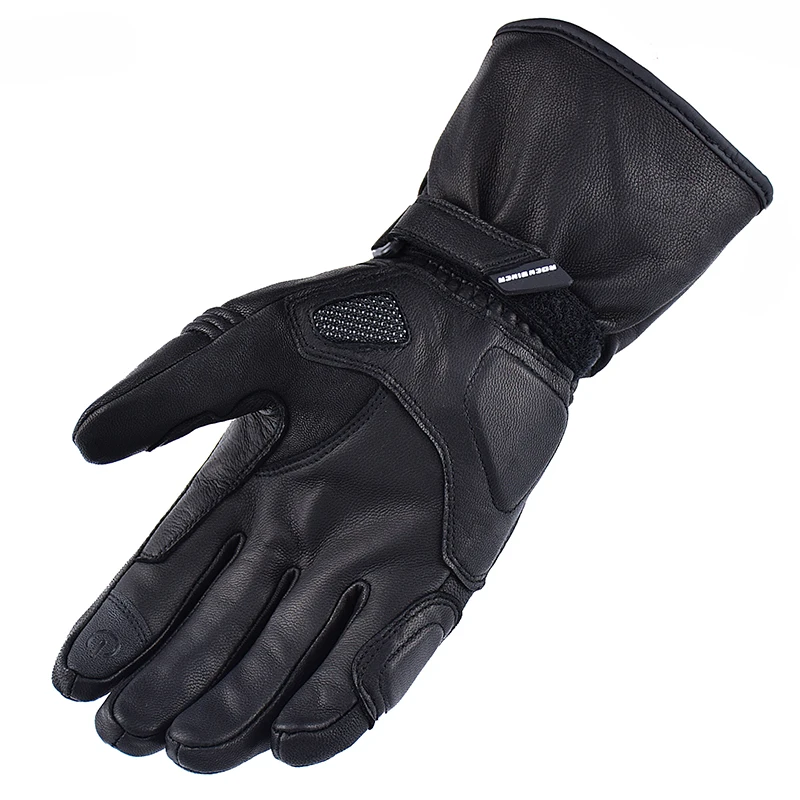 ROCK BIKER GORE-TEX, зимние теплые водонепроницаемые перчатки для езды на мотоцикле, кожаные ветрозащитные перчатки для езды, Guantes Luvas MOTO Gants