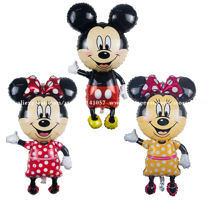 112 cm gigante Mickey Minnie globo clásico niños Juguetes inflables del banquete de Boda del cumpleaños decoración globos 112 cm gigante Mickey Minnie globo clásico niños Juguetes inflables del banquete de Boda del cumpleaños decoración globos