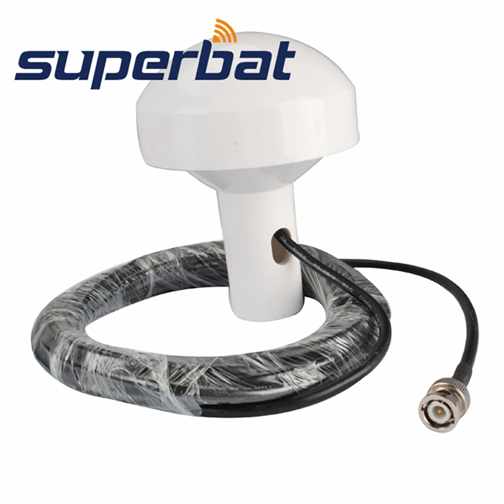 Superbat GPS антенна для определения времени 1575 42 +/ 2 МГц морская BNC штекер 5 м RG58 кабель