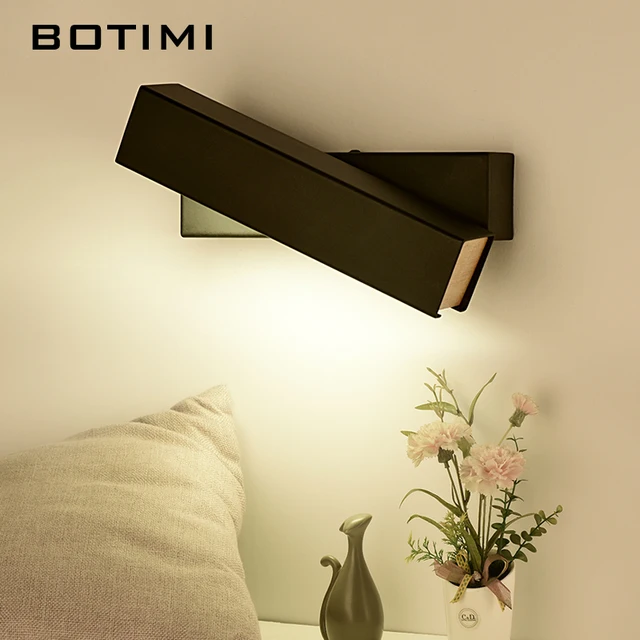 Botimi Led Wall Lamp For Bedroom Rectangle Reading Sconce Botimi Led Wall Lamp For Bedroom Rectangle Reading Sconce Lique Murale Luminaire Modern Mirror Light Bedside Lighting