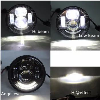 

For Motorcycle FXDF Dyna Motor Style Head Lights 4.5inch single low beam and single high beam Dual Headlamp