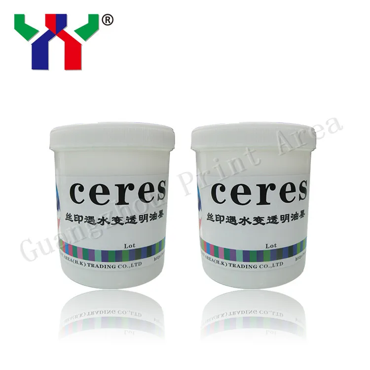 

High quality screen printing water sensitive ink,print on the paper.