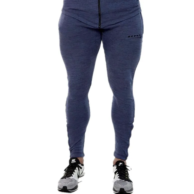 YEMEKE новые фитнес мужские джоггеры спортивные брюки тонкие серые нижняя часть спортивного костюма спортивные брюки мужские тренажеры повседневные спортивные брюки - Цвет: dark grey