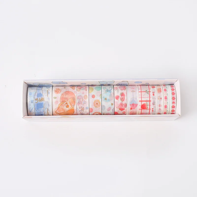 Васи клейкие ленты набор маскировки мыть клейкие ленты наклейки Скрапбукинг вахитape Cinta Adhesiva Decorativa Sakura Fita Adesiva Kawaii декоративные
