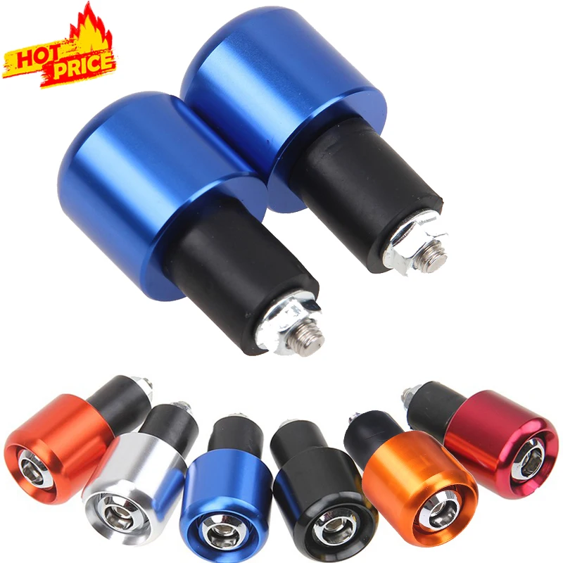 7/8" CNC Universal Motorcycle Handlebar Grips End Motocross Weights