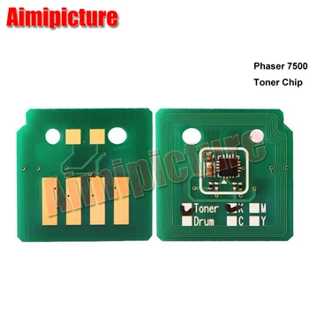 

Phaser-7500 Toner Chip 106R01439 106R01433 106R01434 106R01435 BK C M Y For Xerox 7500 cartridge Chip 5Set 20pcs/lot