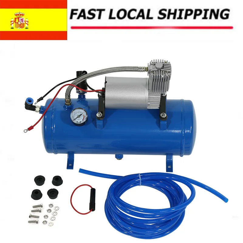 150psi 12V воздушный компрессор с 6 литров насос подкачки шин для воздуха рог поезд