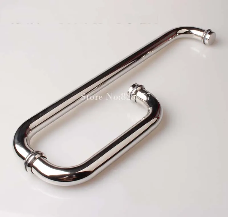 Free Shipping frameless shower door handle L shape...