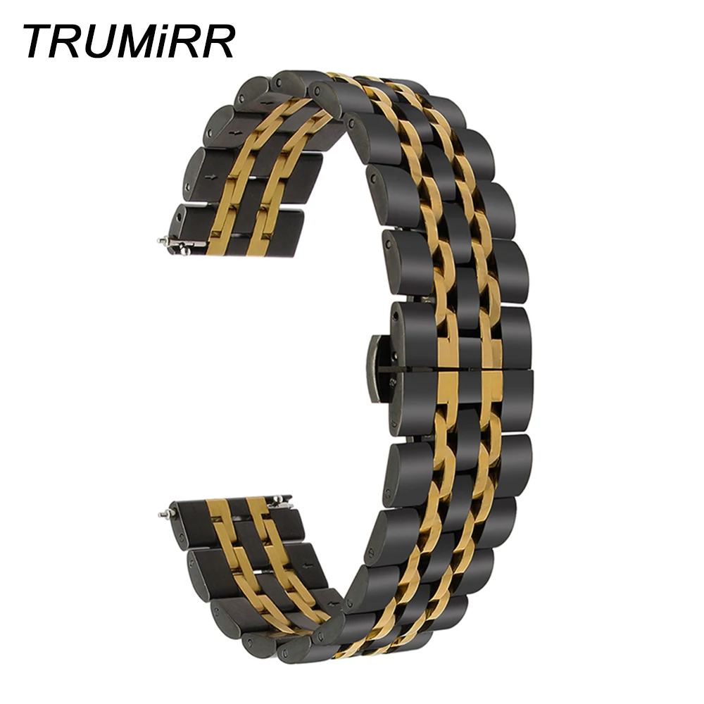 

Quick Release Stainless Steel Watch Band for Diesel Armani CK DW Timex Butterfly Buckle Strap Wrist Belt Bracelet 18mm 20mm 22mm