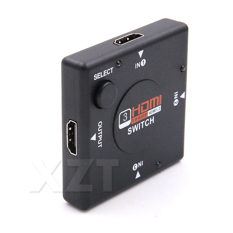 1 шт. 3 входа выход мини порта HDMI переключатель сплиттер коробка для HDTV 1080P видео