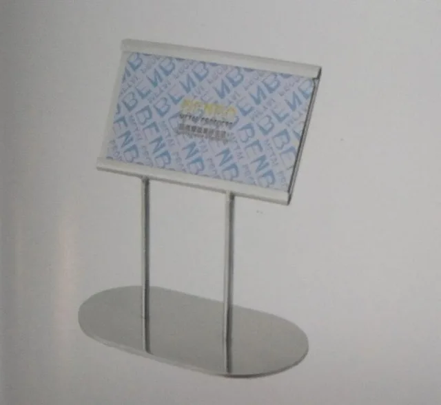 Stainless steel dining menu holder buffet bar table card holder meal