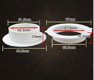 

A12 Furniture Accessories White plastic drain water under air interlayer Xiashuikou hydrosphere cabinet splint