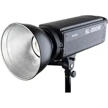 Godox SL-200W 200WS 5600 K Branco Versão LCD Painel de LED Luz de Vídeo de Saída Contínua Bowens Monte Estúdio Luz