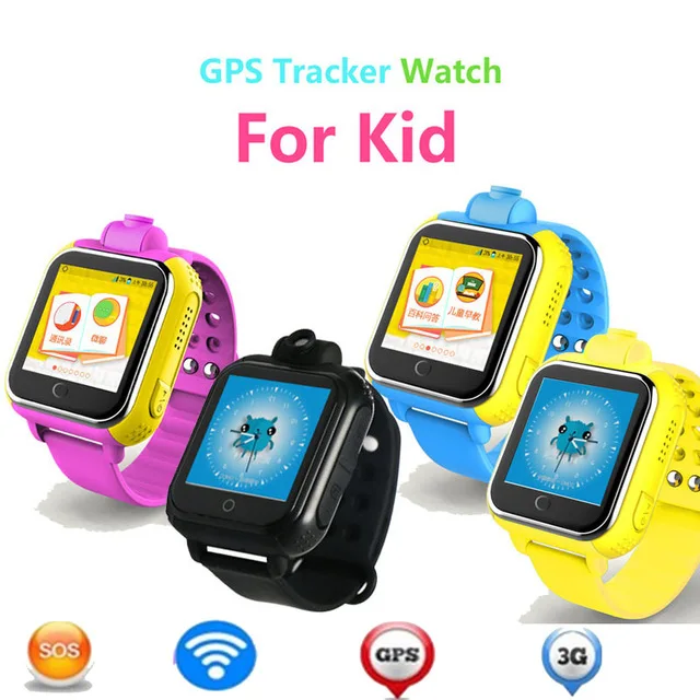 3G Смарт часы детские наручные Q730 3g GPRS gps локатор трекер Smartwatch с нано карта камера
